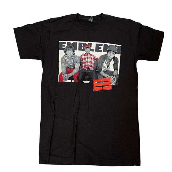 Emblem 3 Band Men’s Black Concert T Shirt Size Small S - EUC - Picture 3 of 5